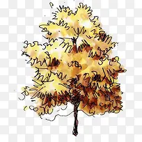 金色大树-空若网 金色大树-空若网