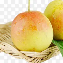 竹篮里的红酥梨-空若网 竹篮里的红酥梨-空若网