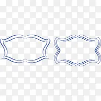 欧风边框蓝色-空若网 欧风边框蓝色-空若网