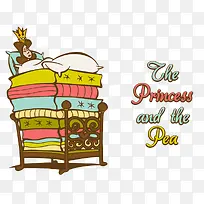 豌豆公主插画-空若网 豌豆公主插画-空若网