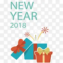 彩色礼盒新年快乐-空若网 彩色礼盒新年快乐-空若网