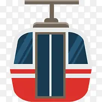 对称磨砂的观光缆车-空若网 对称磨砂的观光缆车-空若网