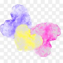 手绘水彩心形翅膀-空若网 手绘水彩心形翅膀-空若网