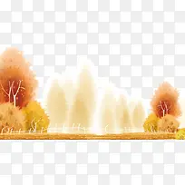秋天风景插画-空若网 秋天风景插画-空若网