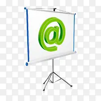 白色的投影仪幕布-空若网 白色的投影仪幕布-空若网