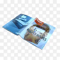 一本打开着时尚杂志书-空若网 一本打开着时尚杂志书-空若网