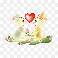 两只相爱的兔子-空若网 两只相爱的兔子-空若网