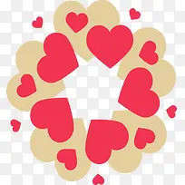 卡通手绘七夕爱心装饰图案-空若网 卡通手绘七夕爱心装饰图案-空若网