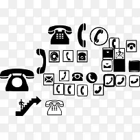 常用电话图标-空若网 常用电话图标-空若网