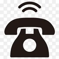 联系方式黑色矢量电话图标-空若网 联系方式黑色矢量电话图标-空若网
