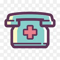 ��ɫ�ֻ�绰ҽ��ͼ��-������