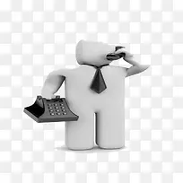 3D小人 热线电话 电话彩铃-空若网 3D小人 热线电话 电话彩铃-空若网