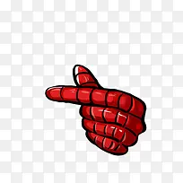 卡通比心的蜘蛛侠的手素材-空若网 卡通比心的蜘蛛侠的手素材-空若网