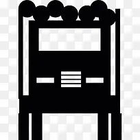 卡车满载原木的图标-空若网 卡车满载原木的图标-空若网