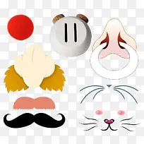 各种动物脸饰合集-空若网 各种动物脸饰合集-空若网