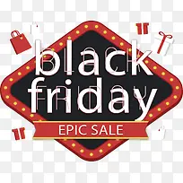 红色霓虹灯黑五促销-空若网 红色霓虹灯黑五促销-空若网