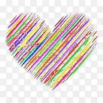 彩色爱心-空若网 彩色爱心-空若网