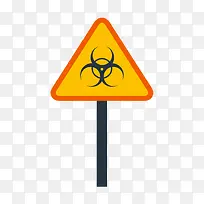 黄黑色的污染标志-空若网 黄黑色的污染标志-空若网