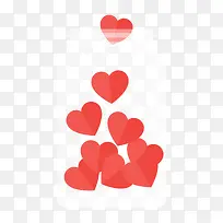 扁平风爱心装饰杯子-空若网 扁平风爱心装饰杯子-空若网