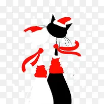 冬日雪中情侣-空若网 冬日雪中情侣-空若网