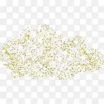 手绘金色光点装饰-空若网 手绘金色光点装饰-空若网