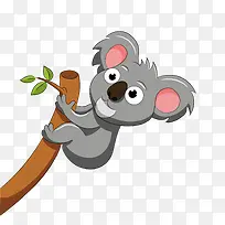 矢量爬在树上的树懒-空若网 矢量爬在树上的树懒-空若网