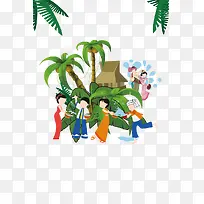 泼水节海报-空若网 泼水节海报-空若网