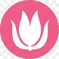 扁平化图标花朵符号-空若网 扁平化图标花朵符号-空若网