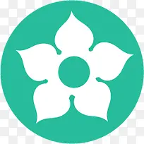 扁平化图标花朵符号-空若网 扁平化图标花朵符号-空若网