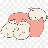 三只可爱小兔子-空若网 三只可爱小兔子-空若网