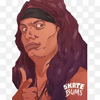 创意搞怪人物插画-空若网 创意搞怪人物插画-空若网