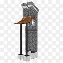 马头墙免抠设计免费素材-空若网 马头墙免抠设计免费素材-空若网