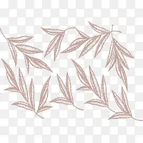 手绘树枝花纹-空若网 手绘树枝花纹-空若网