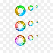 彩色圆环-空若网 彩色圆环-空若网