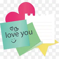 矢量爱心情书信纸-空若网 矢量爱心情书信纸-空若网