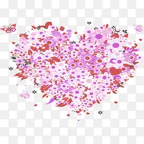 紫色浪漫唯美花朵爱心-空若网 紫色浪漫唯美花朵爱心-空若网