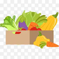 多彩卡通蔬菜-空若网 多彩卡通蔬菜-空若网