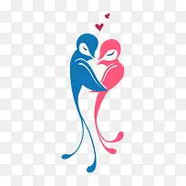 七夕节 爱情鸟-空若网 七夕节 爱情鸟-空若网