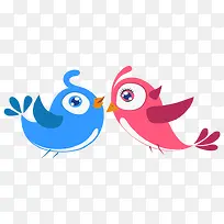 七夕节 爱情鸟-空若网 七夕节 爱情鸟-空若网