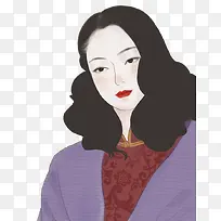 手绘母亲节妈妈形象插画-空若网 手绘母亲节妈妈形象插画-空若网