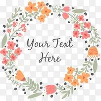 矢量花环素材-空若网 矢量花环素材-空若网