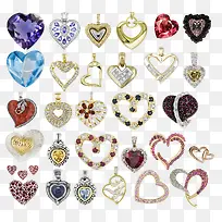 心形吊坠-空若网 心形吊坠-空若网