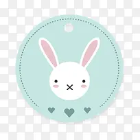 复活节蓝色兔子标签-空若网 复活节蓝色兔子标签-空若网