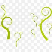 卡通可爱绿色藤蔓-空若网 卡通可爱绿色藤蔓-空若网