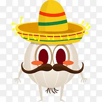 可爱蔬菜大蒜角色设计-空若网 可爱蔬菜大蒜角色设计-空若网