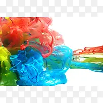彩色灵动墨汁背景-空若网 彩色灵动墨汁背景-空若网