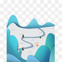 小清新田野海报边框-空若网 小清新田野海报边框-空若网