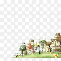 手绘村庄-空若网 手绘村庄-空若网