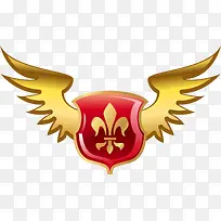 红色翅膀徽章-空若网 红色翅膀徽章-空若网