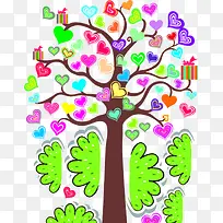 创意儿童画许愿树-空若网 创意儿童画许愿树-空若网